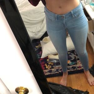 Light Blue Wash Demin Jeggings